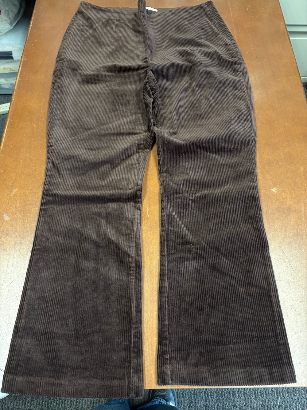 Tuckernuck Dark Brown Corduroy Straight-Leg Jeans